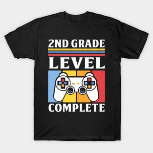 2nd Grade Level Complete Video Game Player 2019 Graduation T-Shirt
